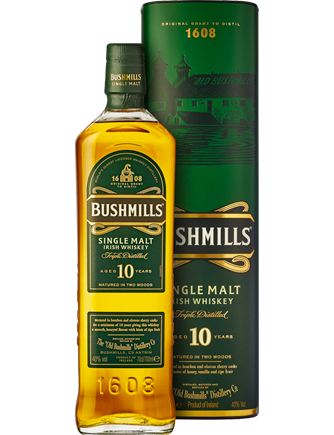 Bushmills - Single Malt Irish Whiskey - Aged 10 Years