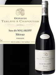 Terlato et Chapoutier - Australie - Shiraz Pyrenees Malakoff - Rouge 2007