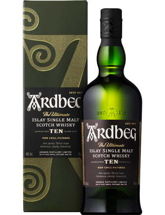Ardbeg - Islay Single Malt Scotch Whisky  - Ten Years Old