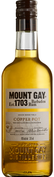 Mount Gay - Rhum de Barbade - Copper Pot - Brun