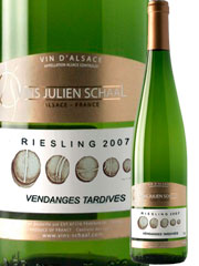Julien Schaal - Alsace - Riesling Vendanges tardives Blanc 2007