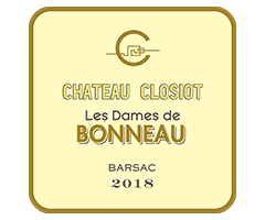 Château Closiot - Barsac - Blanc - 2018